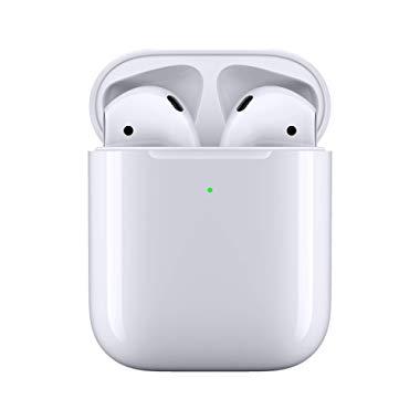 Apple AirPods with Wireless Charging Case (Latest Model)