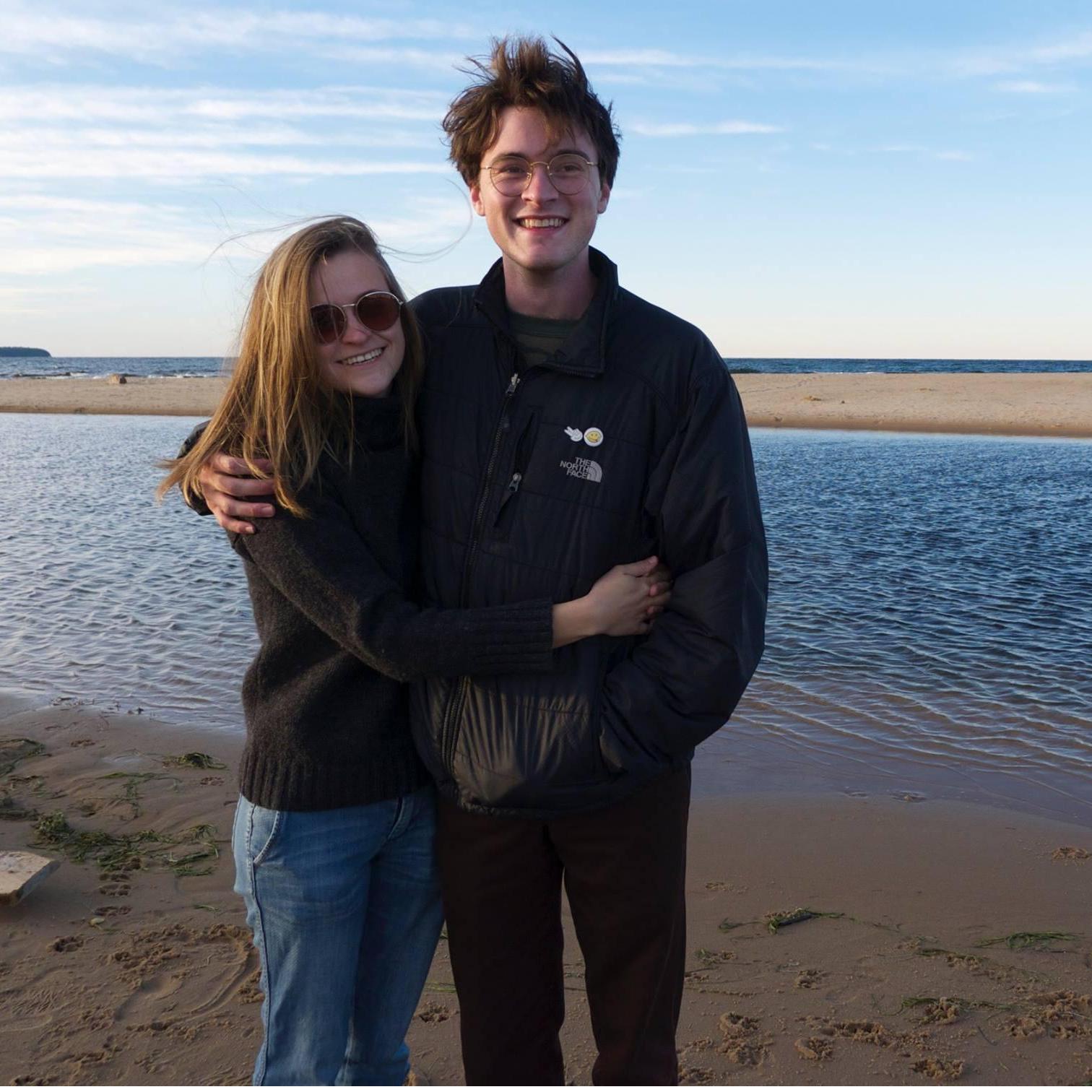 Summer of 2016, our first day off the island! So young and so in love!