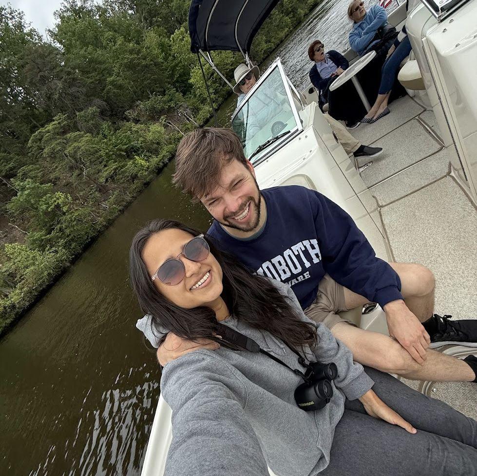 May 26th - Buzz and Deedee taking us out on their boat