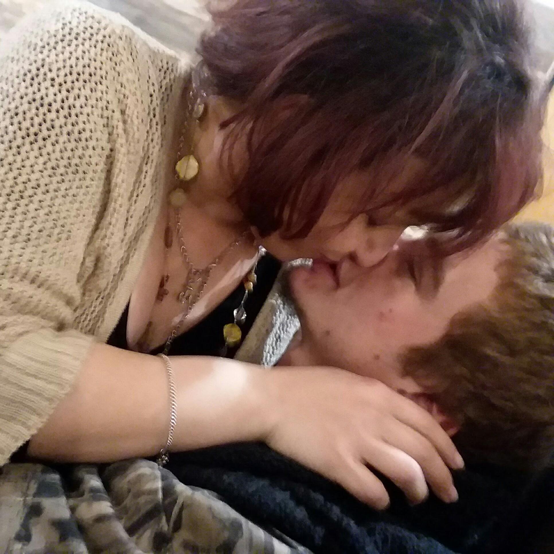 Kisses after church