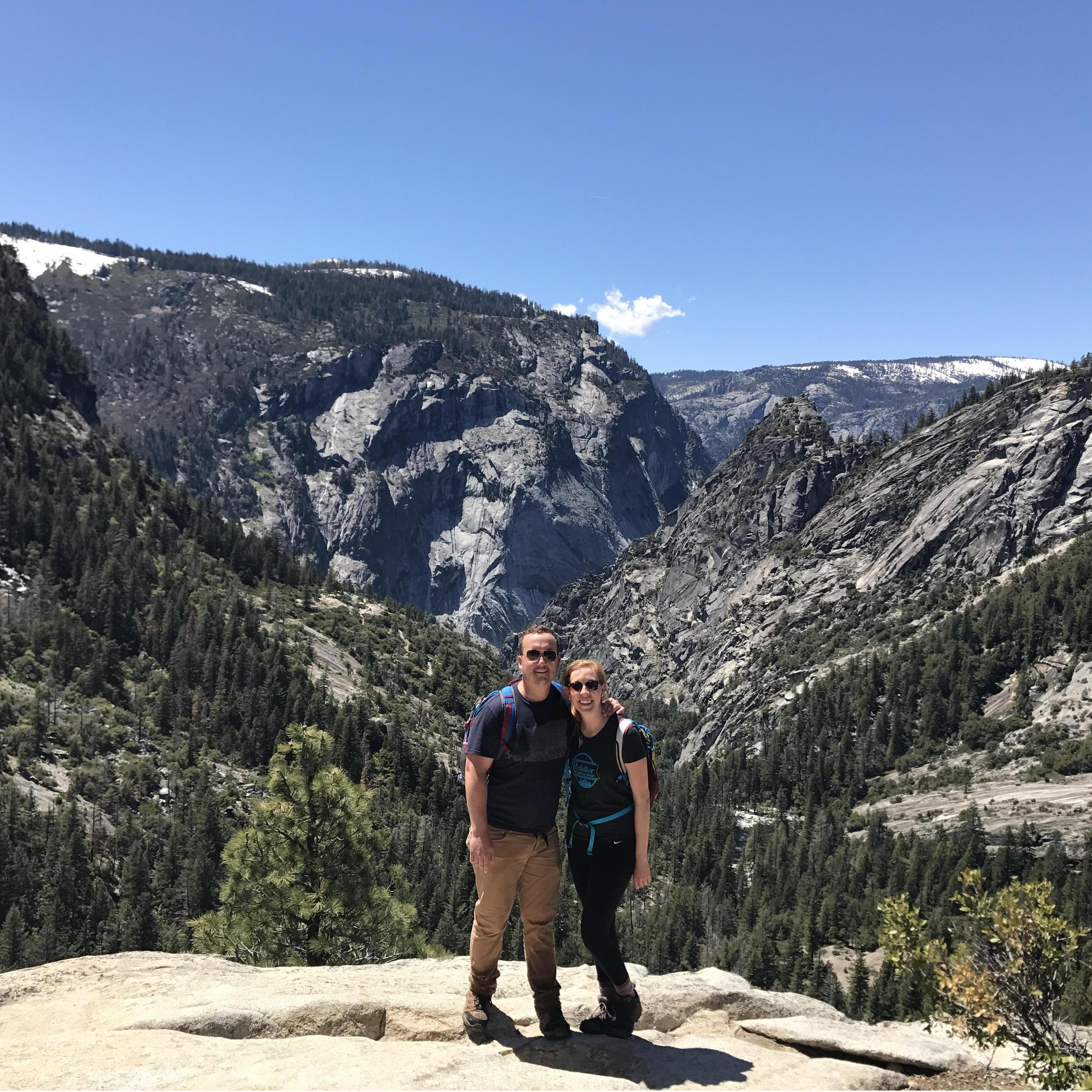 Hiking in Yosemite National Park