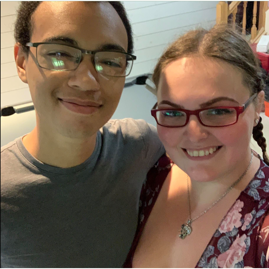 Celebrating our birthdays together. We are 8 days apart, you know.