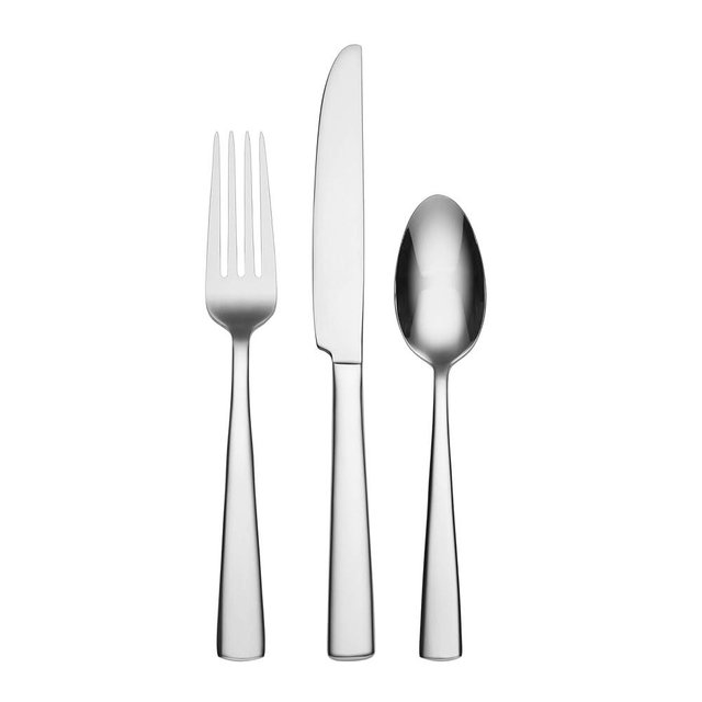 Oneida Chef's Table 24 Piece Everyday Flatware Dining Set, 3.70 LB, Metallic