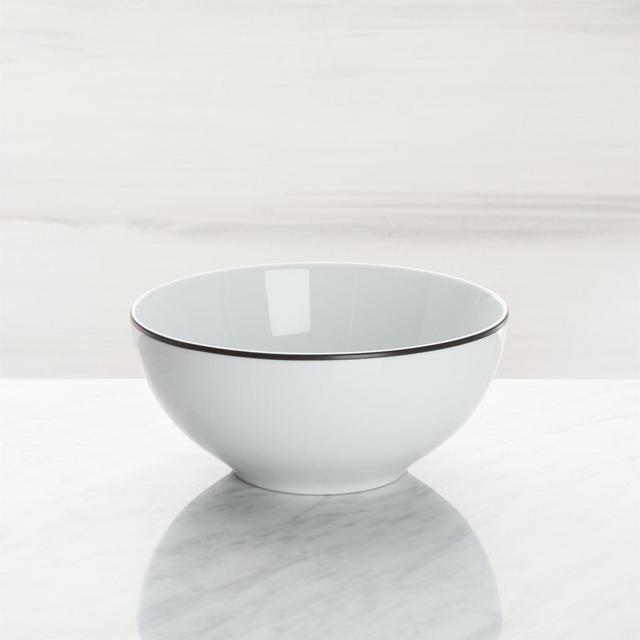 Aspen Black Band Cereal Bowl