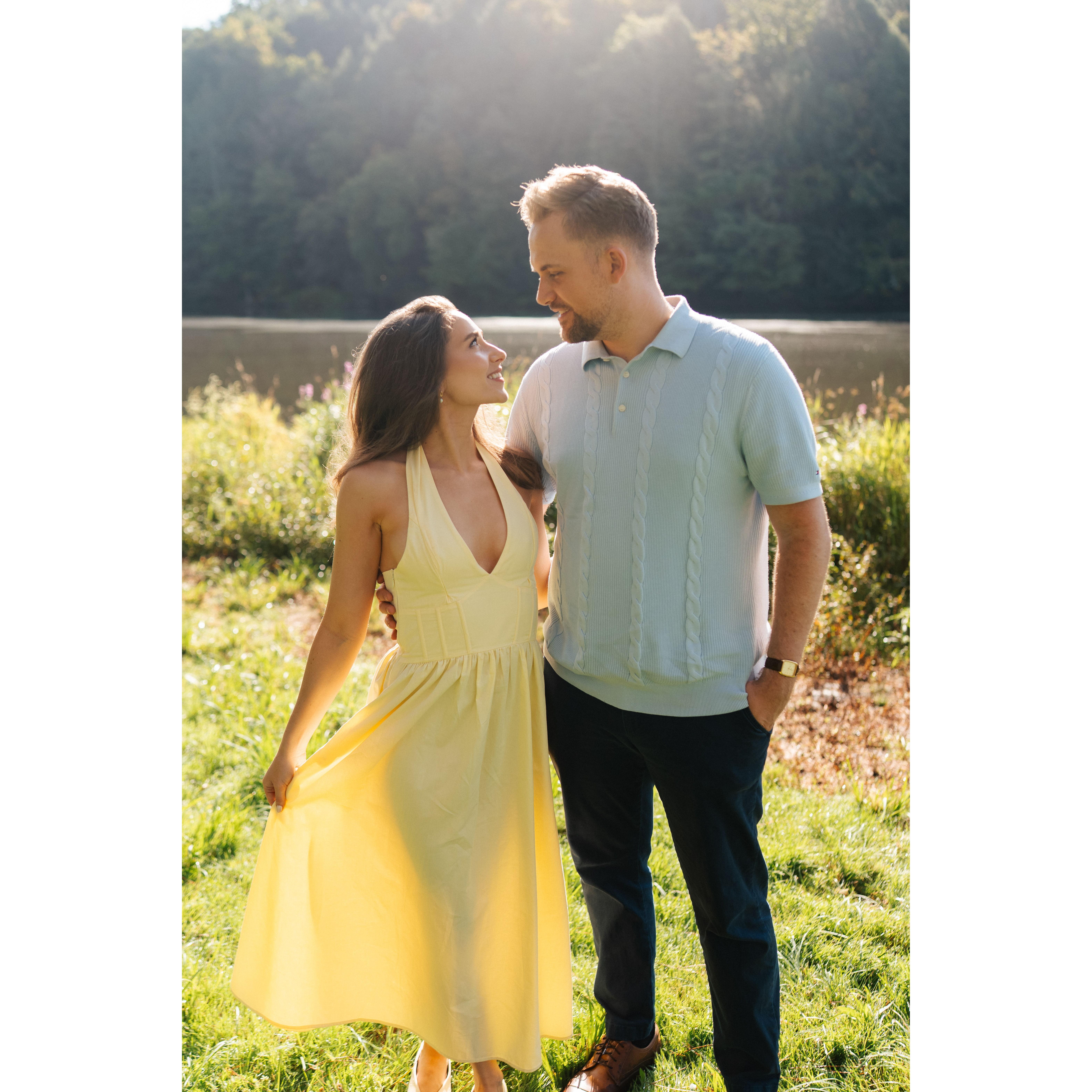 Our engagement photoshoot. Fall 2025