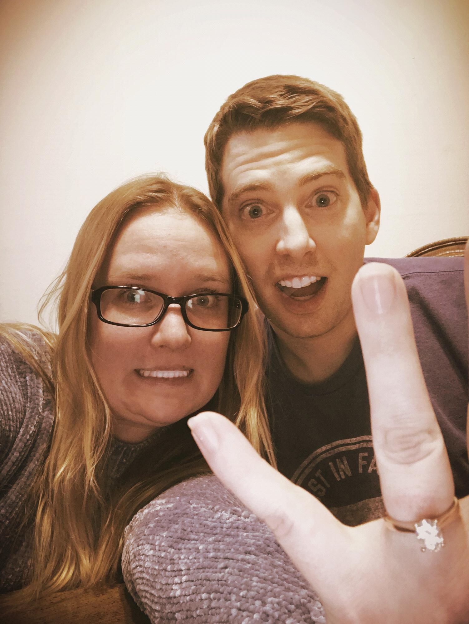 Eek! We’re engaged!