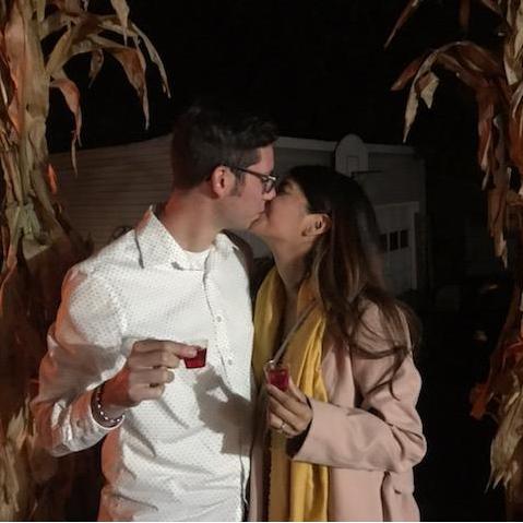 Celebrating Mike proposing with Jello shots!