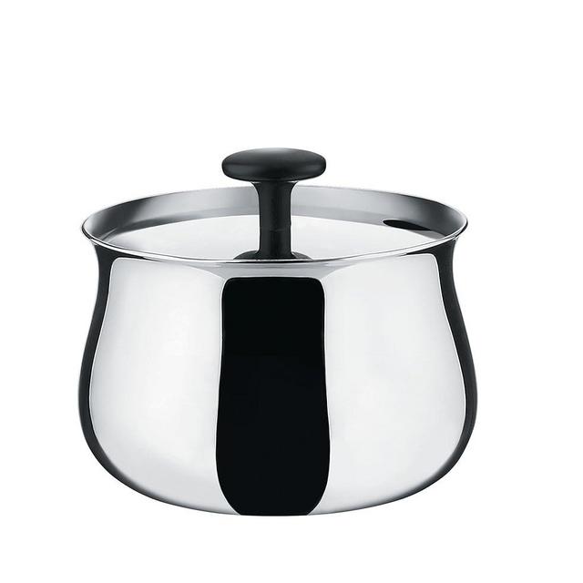 Alessi "Cha" Sugar Bowl in 18/10 Stainless Steel Mirror Polished, Silver