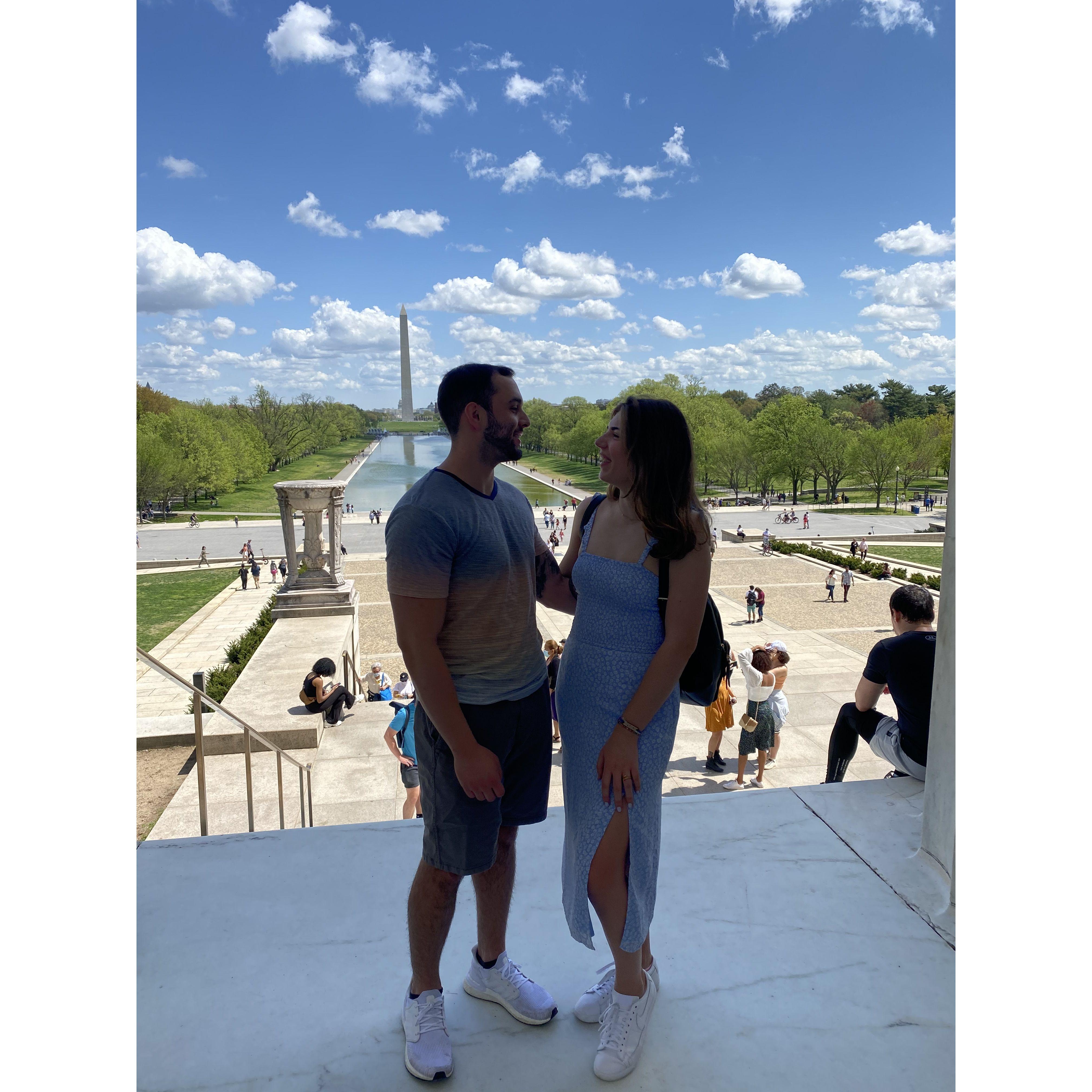 Our first trip together to Washington D.C. - April 2021