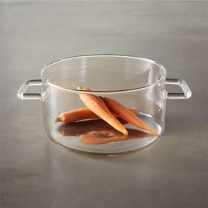 beaker glass dish with handles