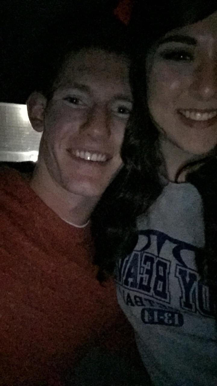 The first picture we took together when Keegan made a trip to Emporia to see me.