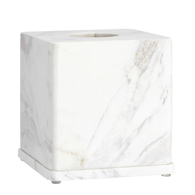 Monique Lhuillier Marble Tissue Box