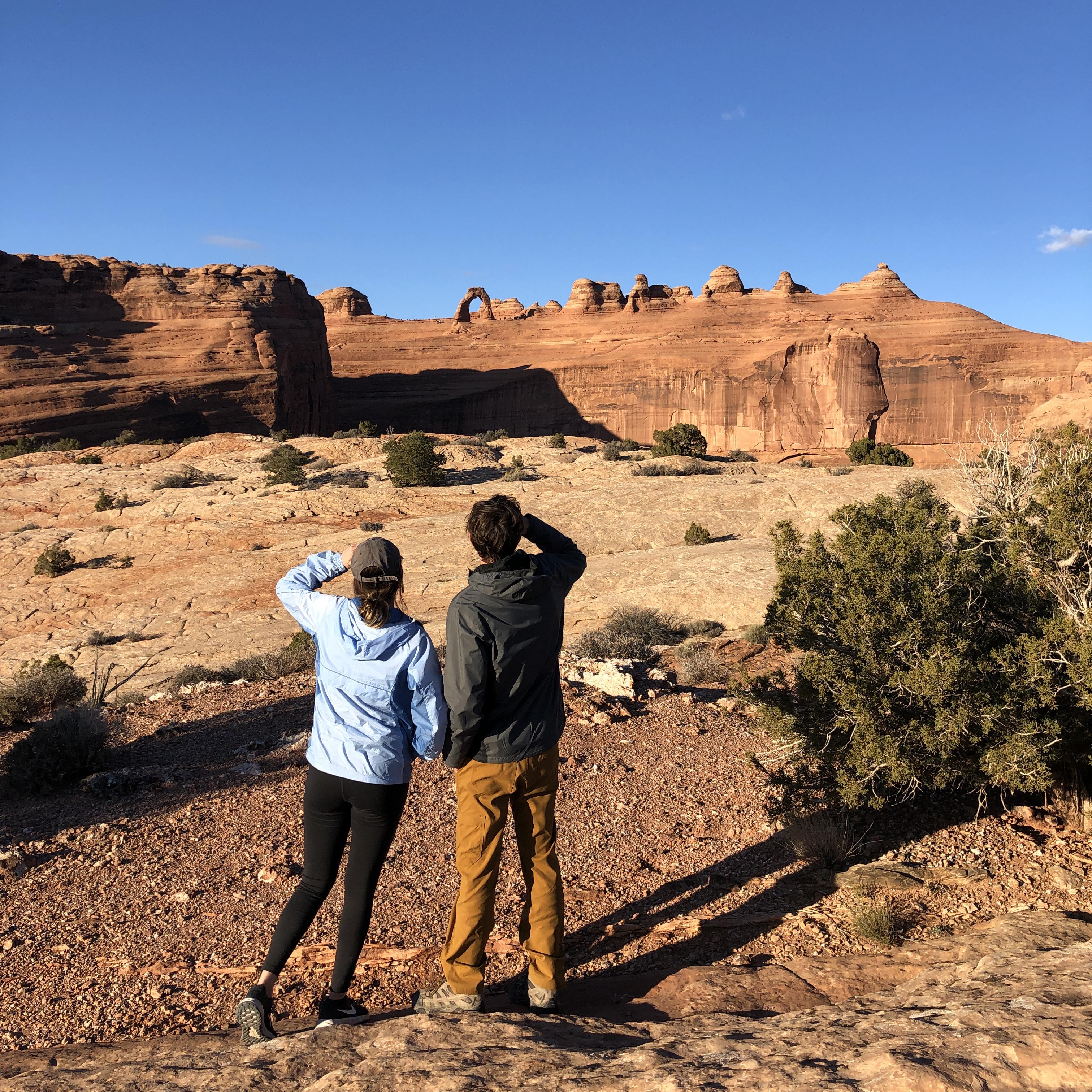 We got to see the Delicate Arch of Arches National Park in Moab, UT
