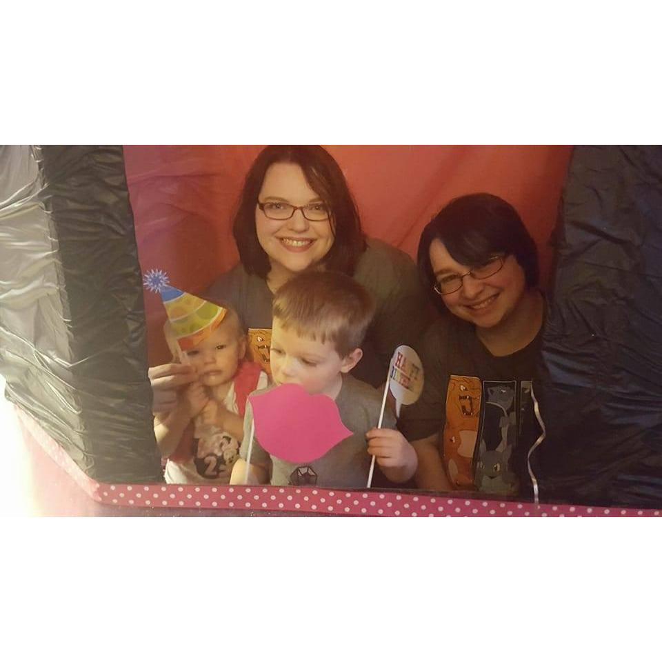 With Peanut and Braelynn