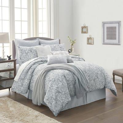 Orchard Street 10-Piece Comforter Set in Grey