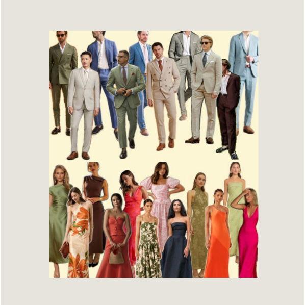 Aquí va una ayudita visual para que te inspires con el dress code... ¡y te luzcas como en una alfombra roja!