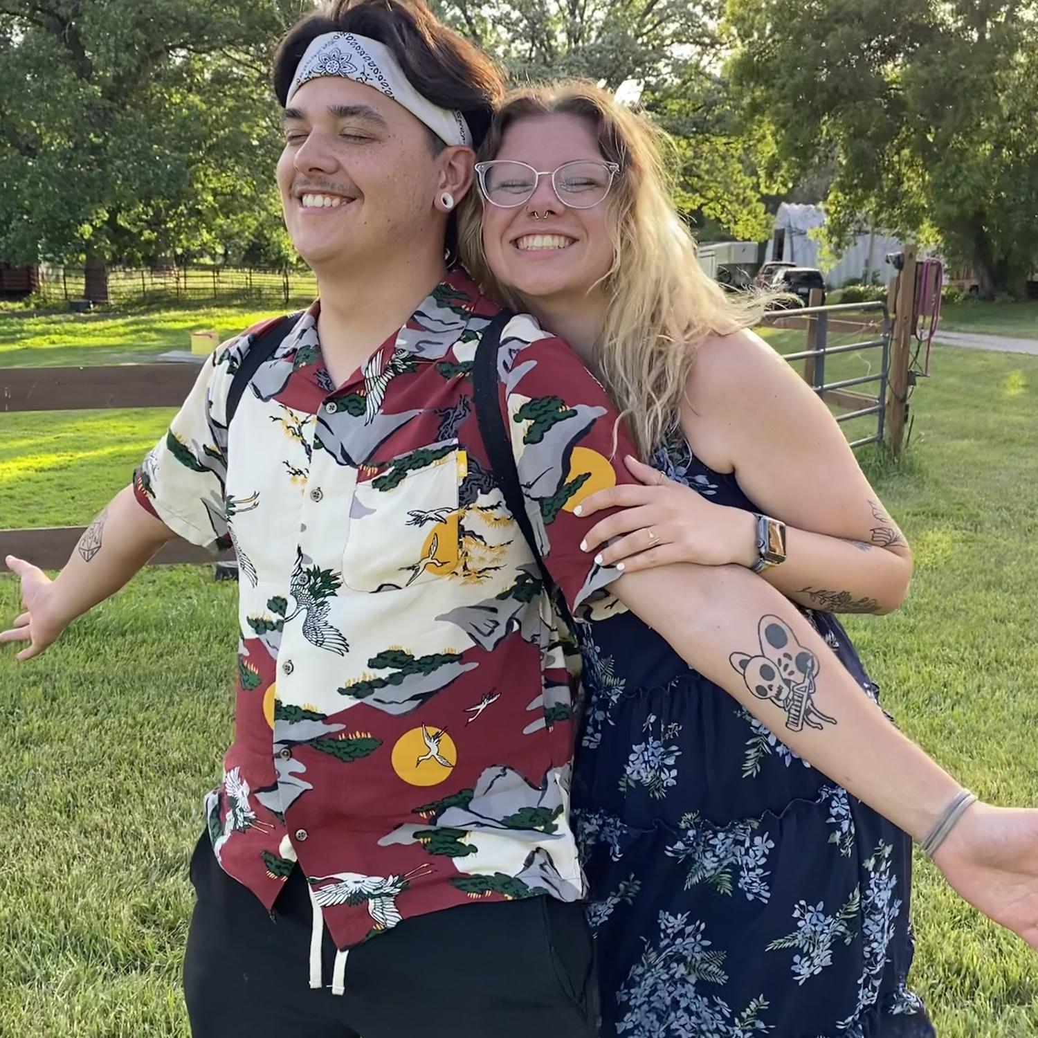 The first wedding we attended together — 2022