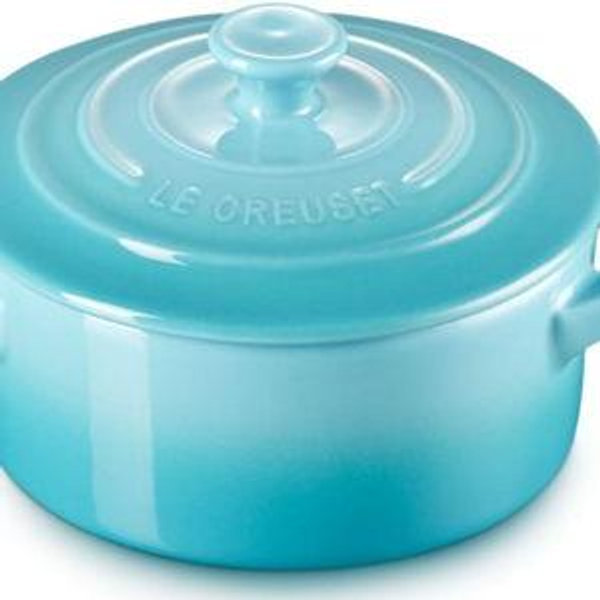 Le Creuset Stoneware Mini Round Cocotte, 8 oz., Soleil