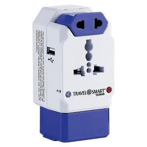 Travel Smart All-In-One Adapter w/ USB Port