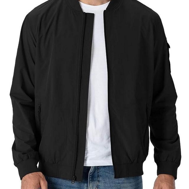 Rdruko Men's Lightweight Bomber Jacket Causal Varsity Flight Windbreaker Track Jacket