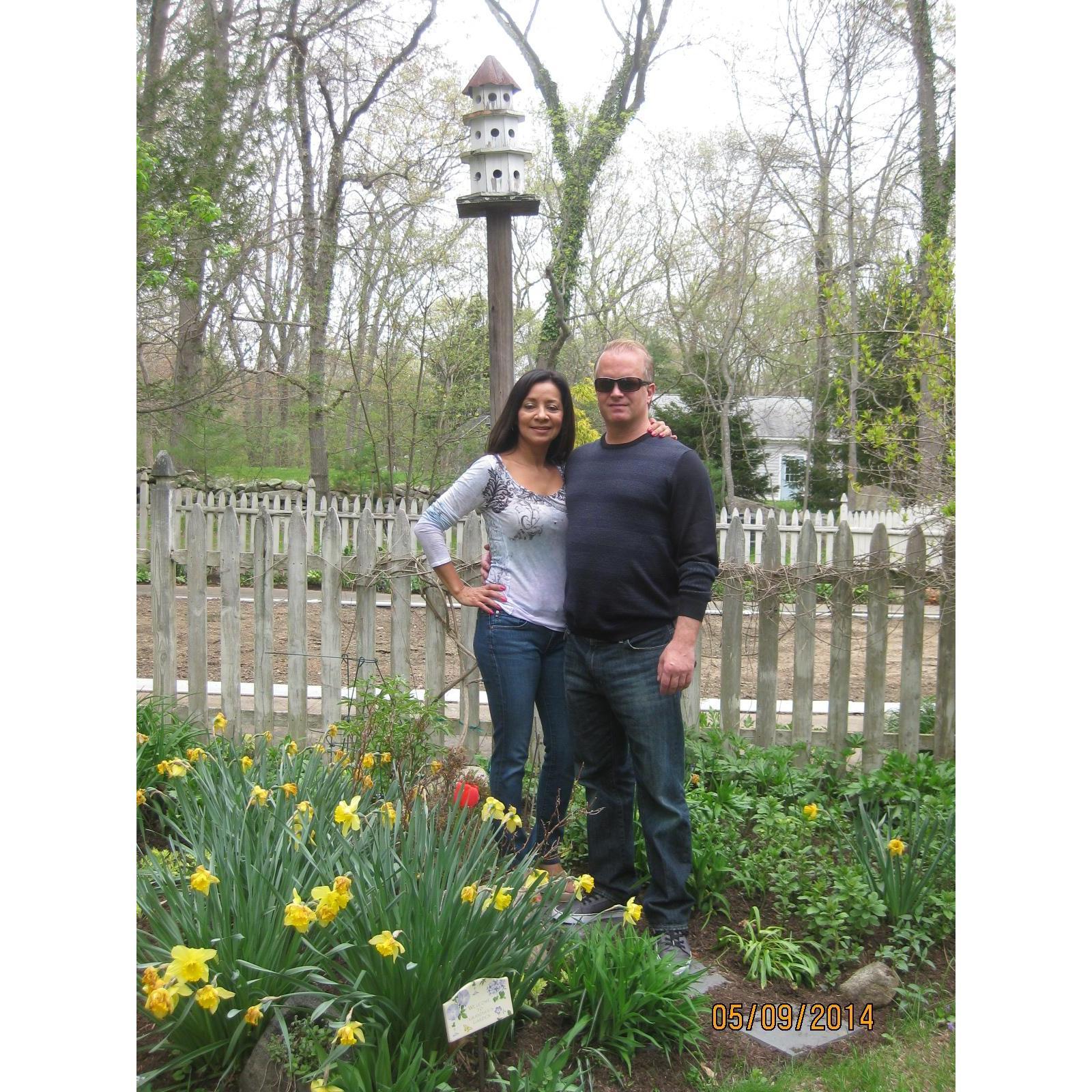 In Rhode Island at Elaine's Garden - 2014