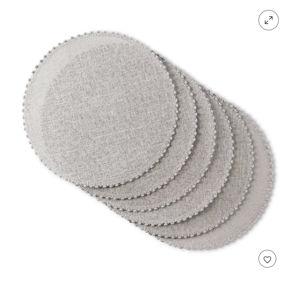 Martha Stewart Woven Water Resistant Lindos Placemat Set 6-Pack