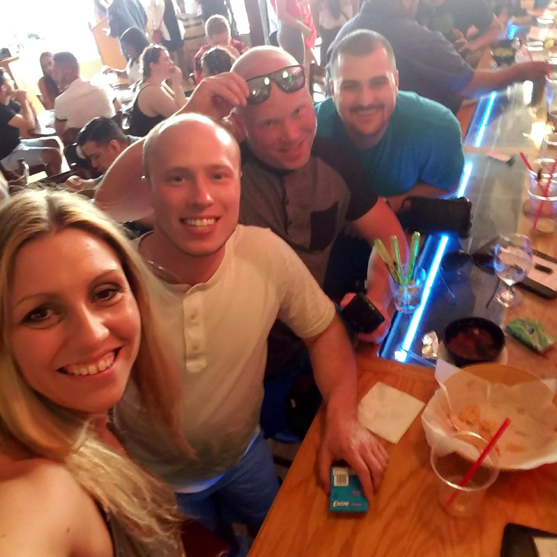 First time we hung out, mixed signals because he invited these jokers, but he fixed that when we had our first kiss.