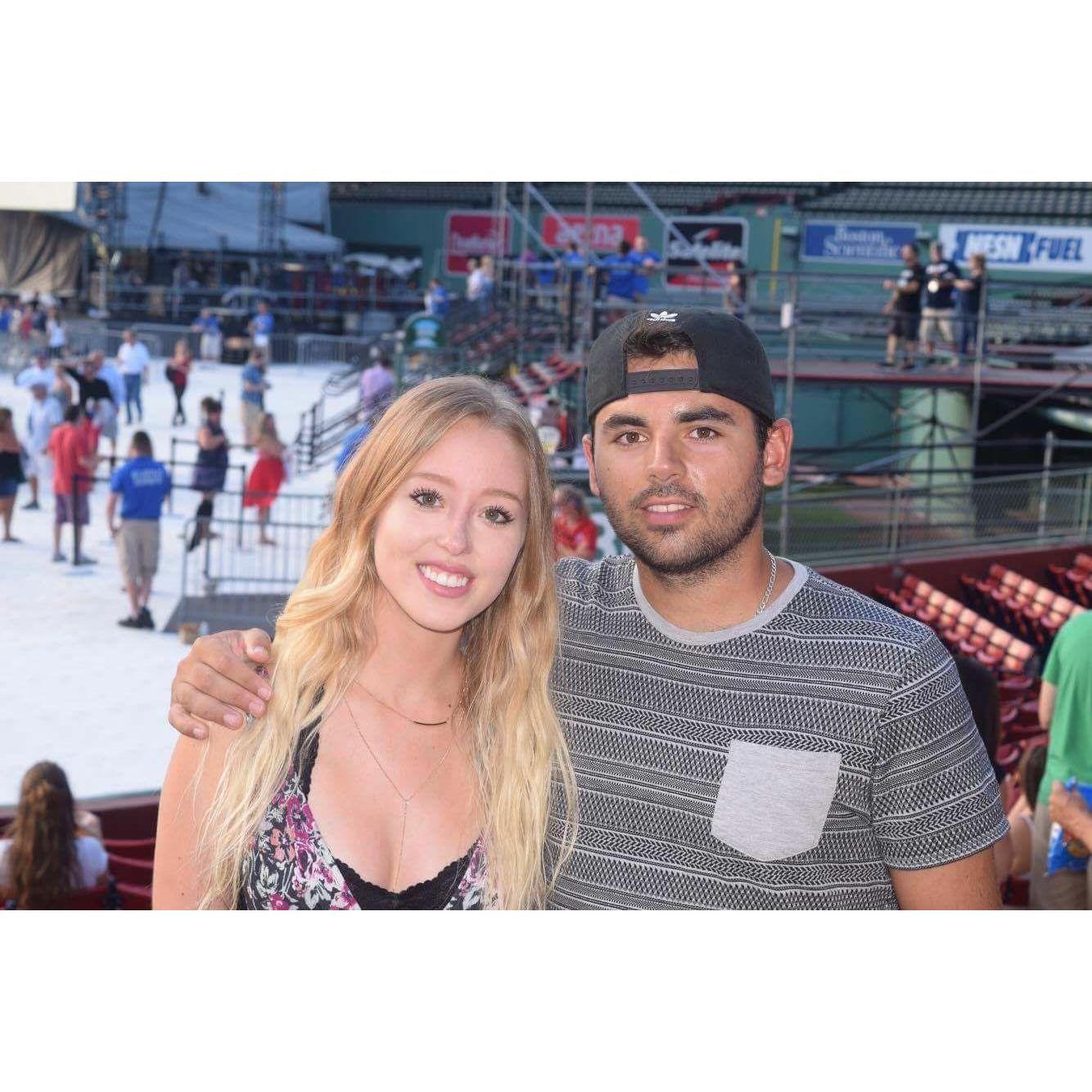 August 21, 2016 : Zac Brown Band concert at Fenway Park.