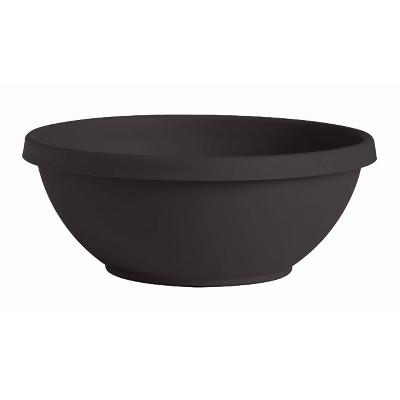 14" Terra Plant Bowl Planter Black - Bloem