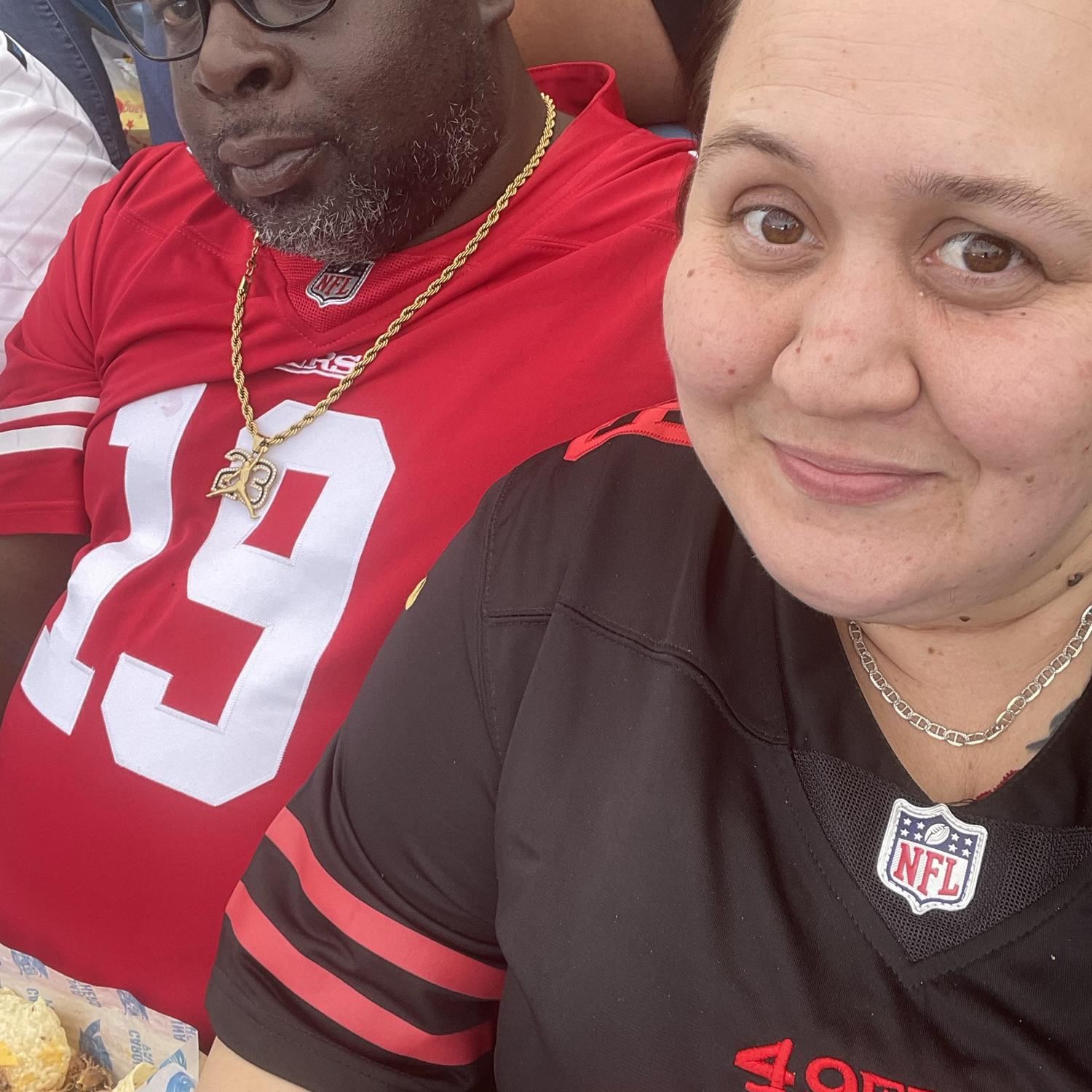 At the 49ers Vs panthers game