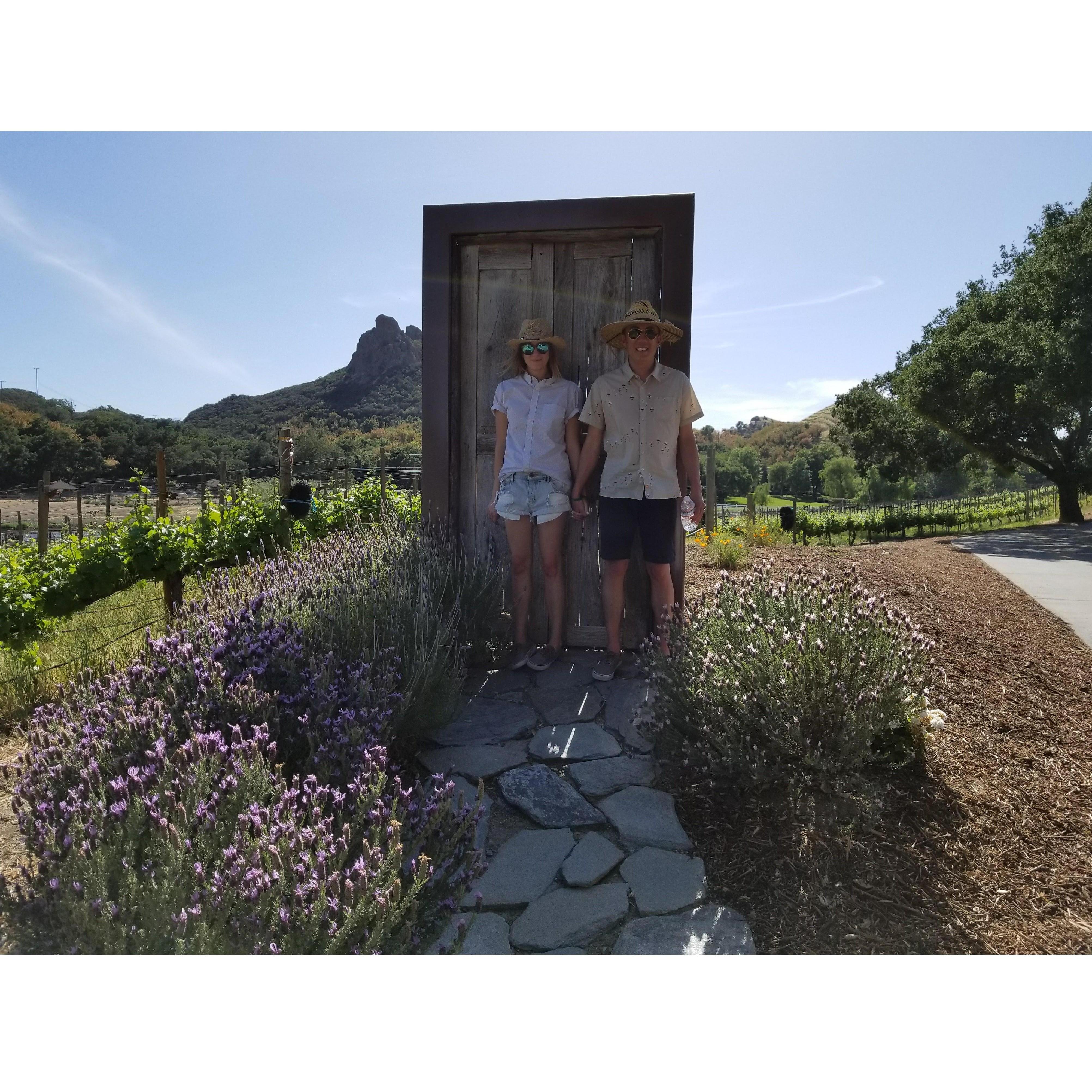 Clarey's birthday in Malibu