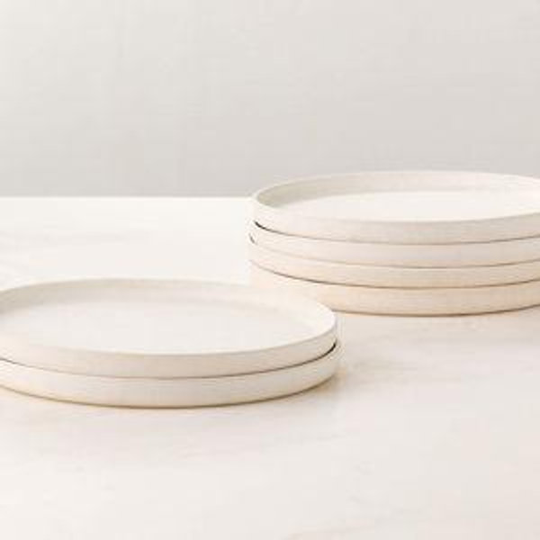 CB2 Drift Ivory Salad Plates