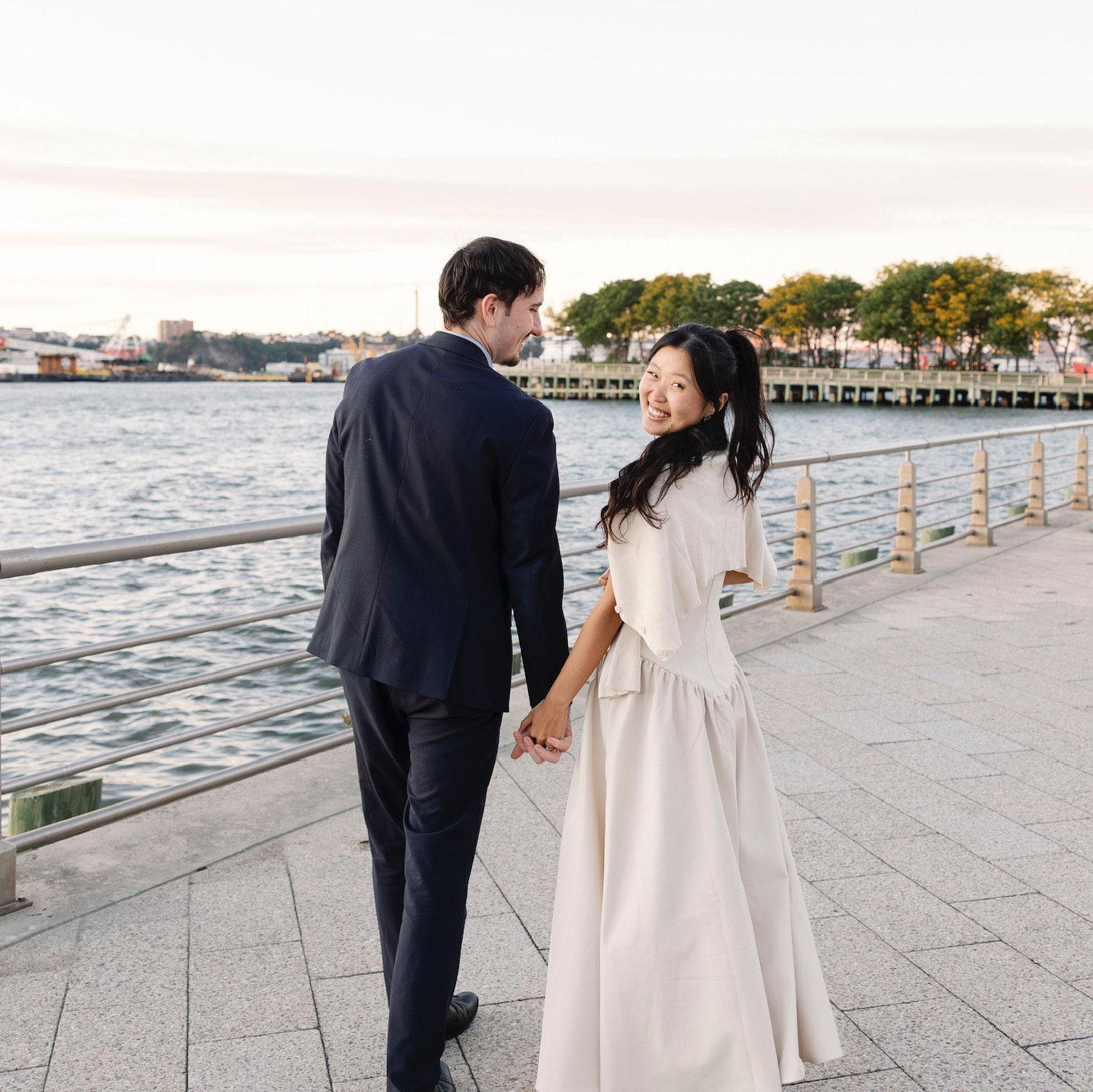 Reminiscing on our first date at Little Island on the west side!