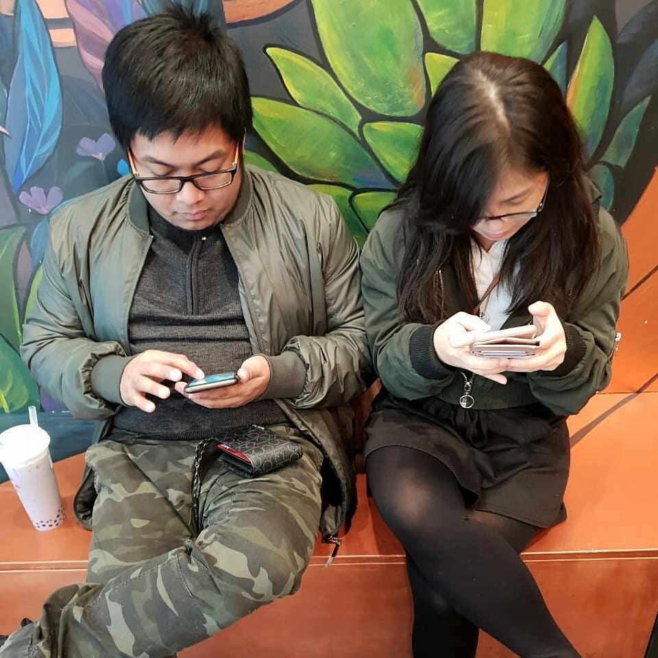 Game time. Pokemon Go while having Milk Tea