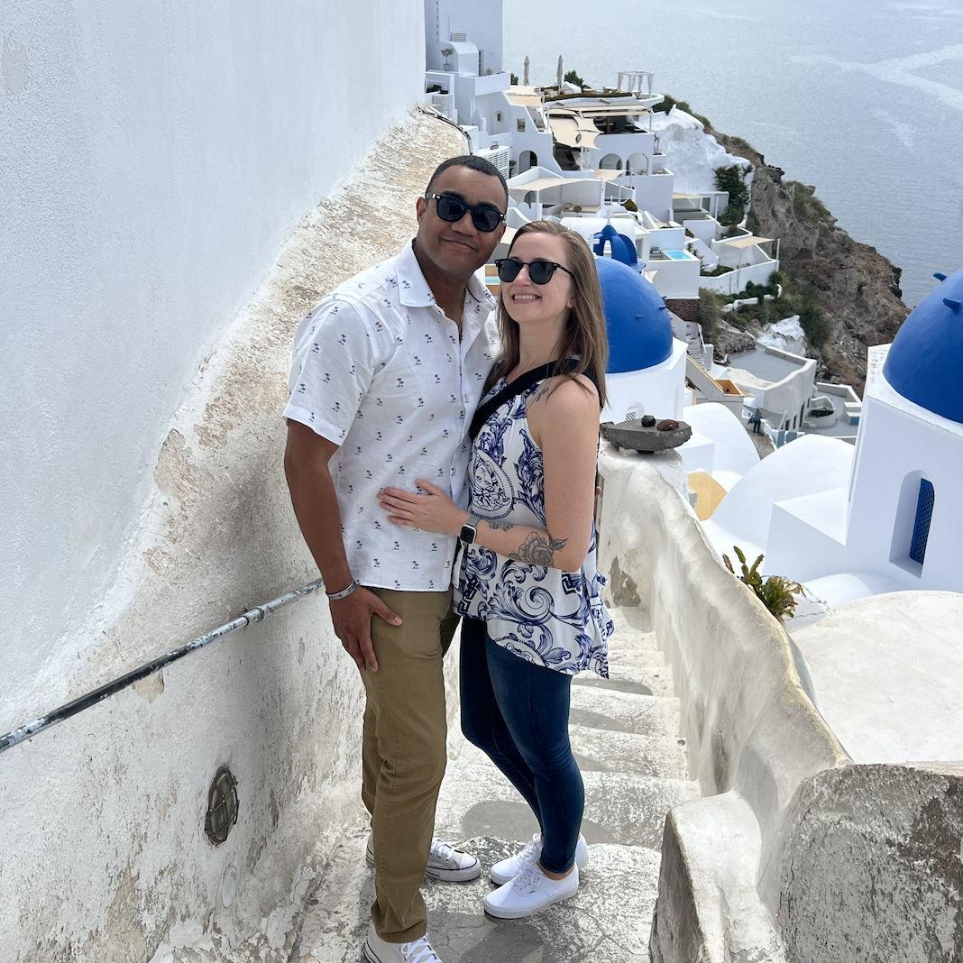 Our first trip to Europe together was a dream 🇬🇷
