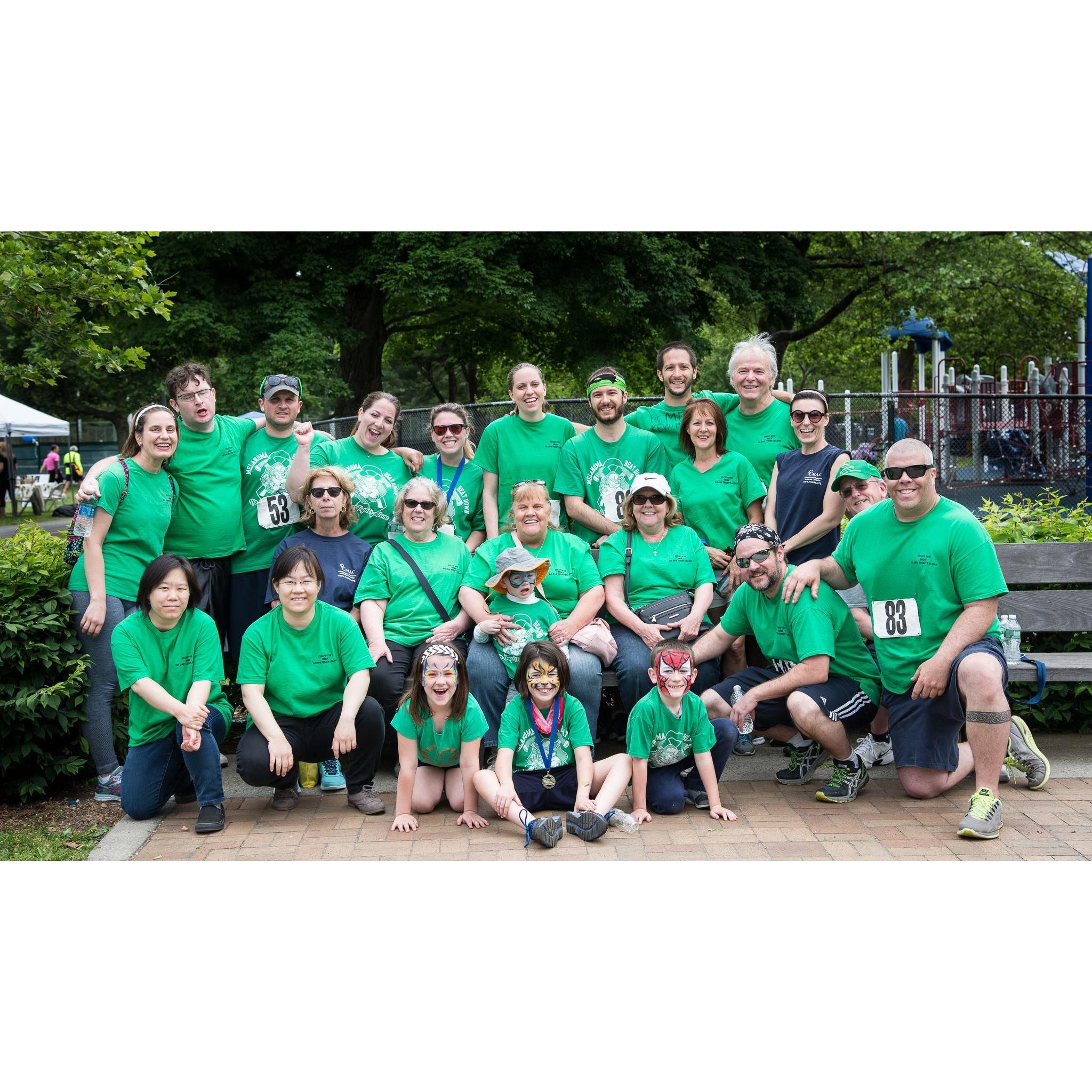 Family fun at the Melanoma Beatdown 5k!