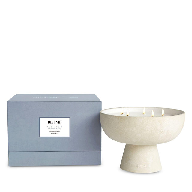 Blueme Nostalgia Bergamot & Musk Soy Blend Candle 45 oz.