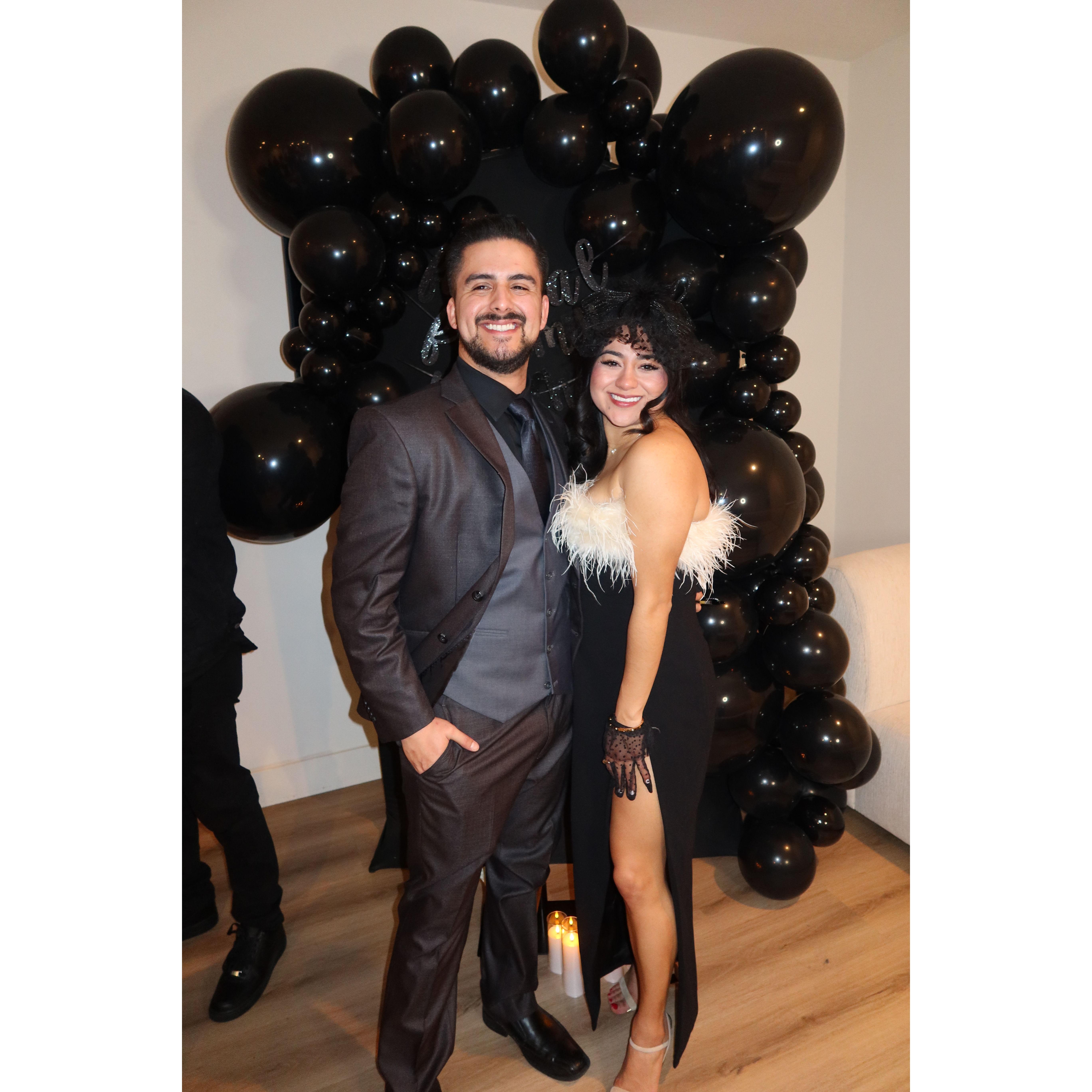 First funeral together! Jens funeral to be exact (inside joke)