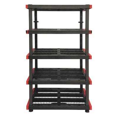 CRAFTSMAN 24-in D x 40-in W x 72-in H 5-Tier Plastic Utility Shelving Unit