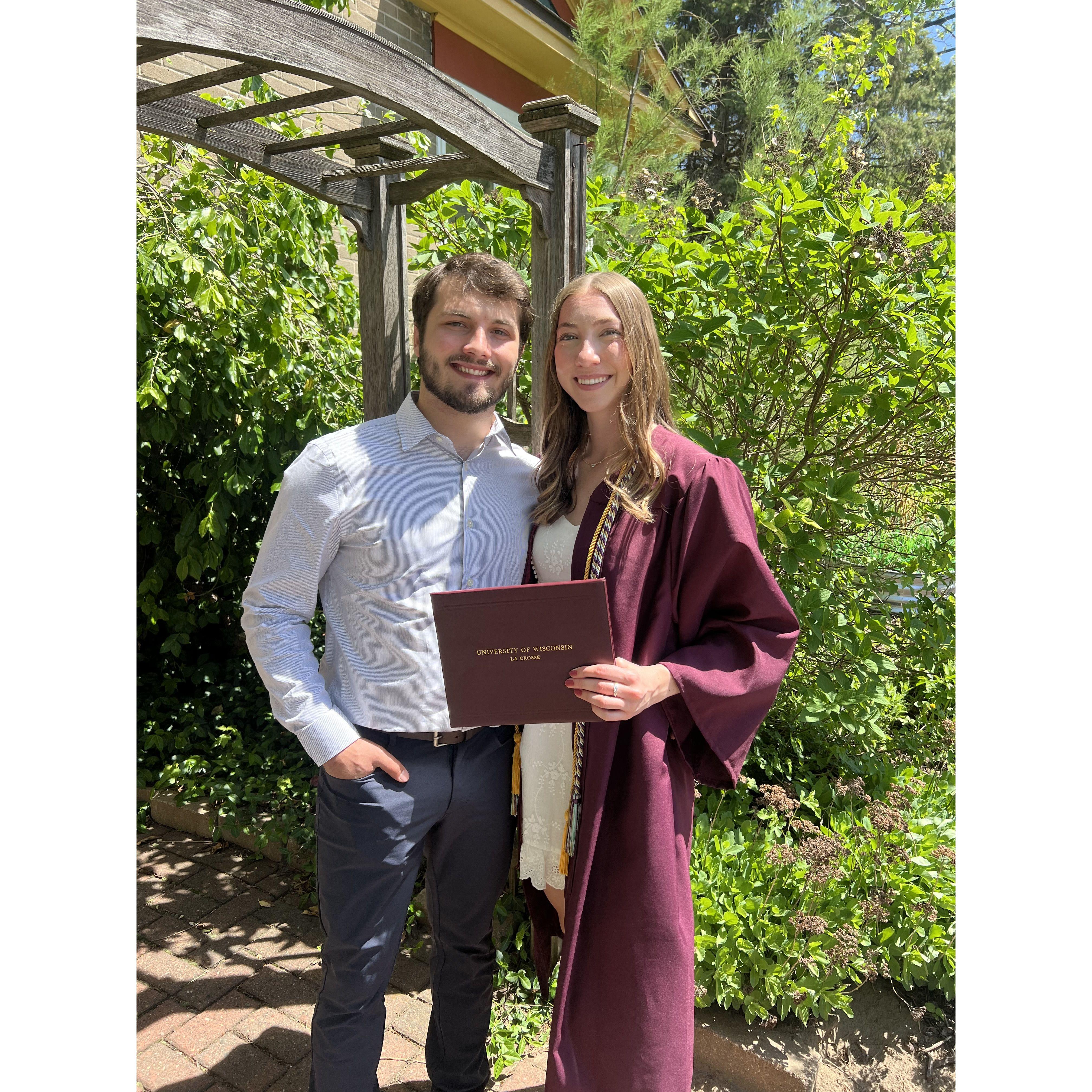 Paige's college graduation