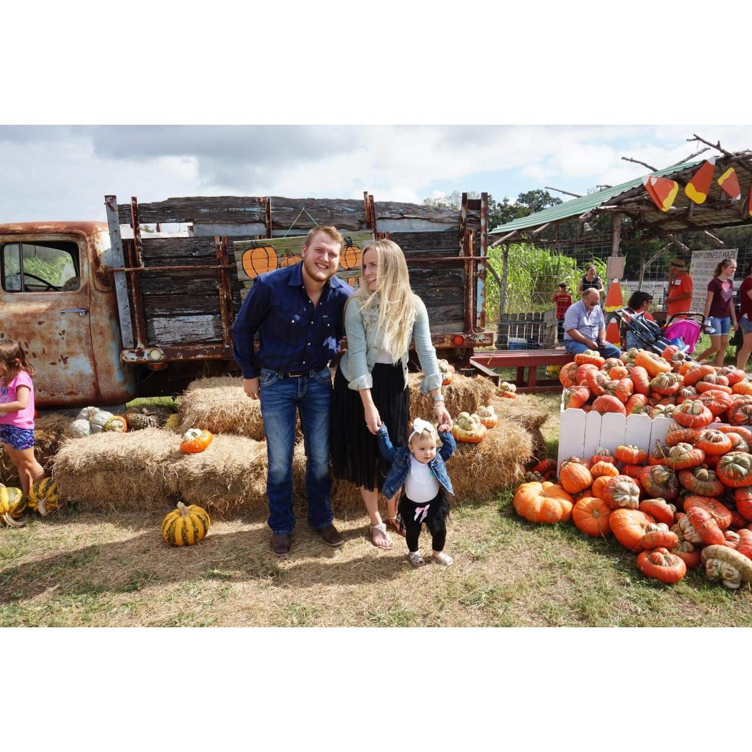 Trip to the pumpkin patch in Austin in 2018.