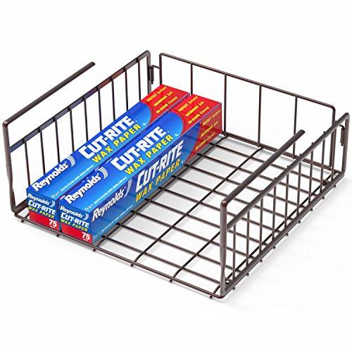 Simple Houseware Under Shelf Basket, Bronze