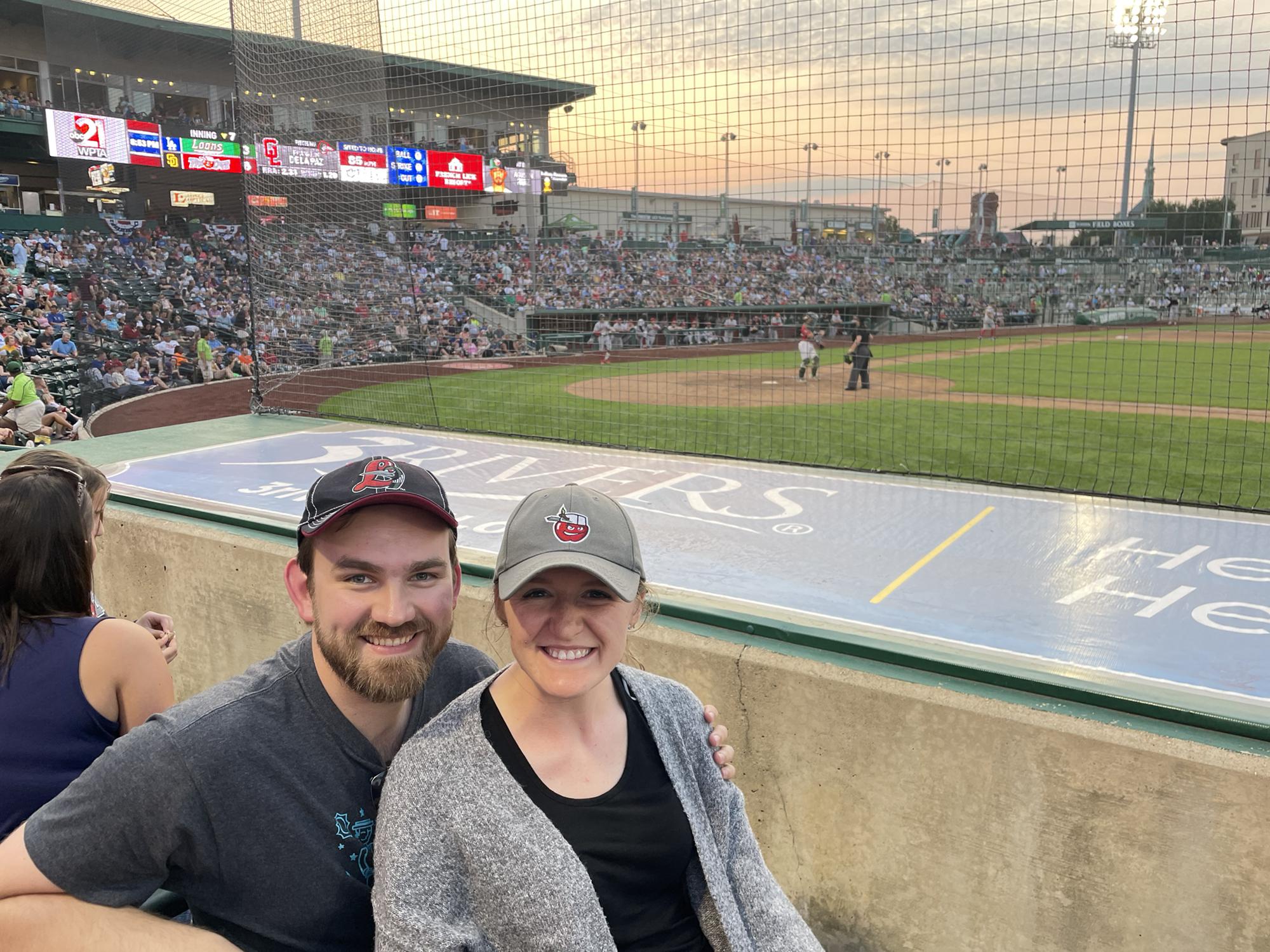 Taking in America's pastime in Fort Wayne.