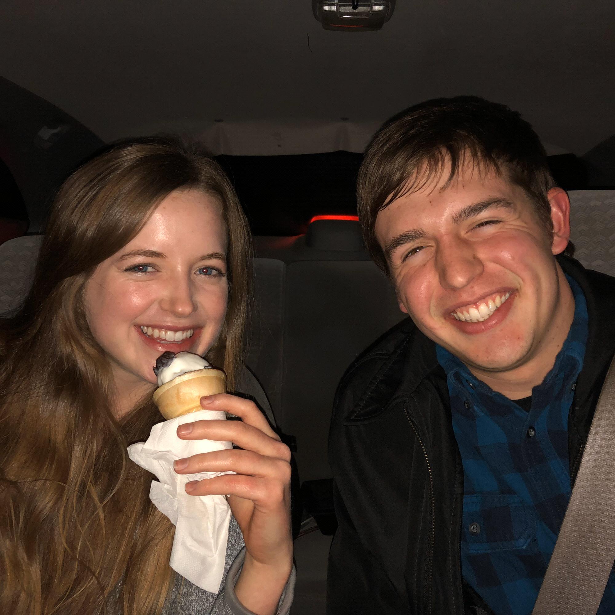 Our first picture as a dating couple!