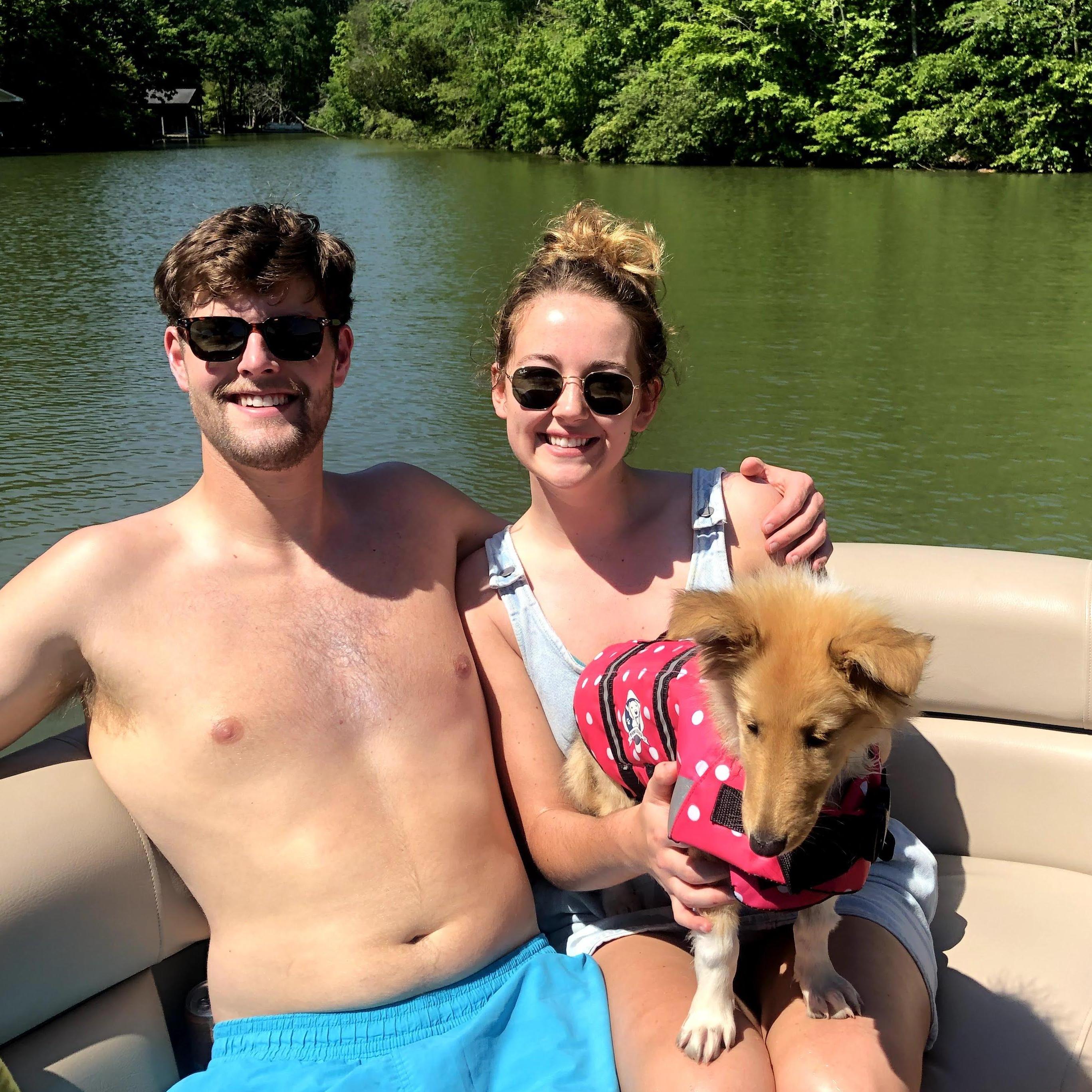 Lake days 2020 with Dolly!