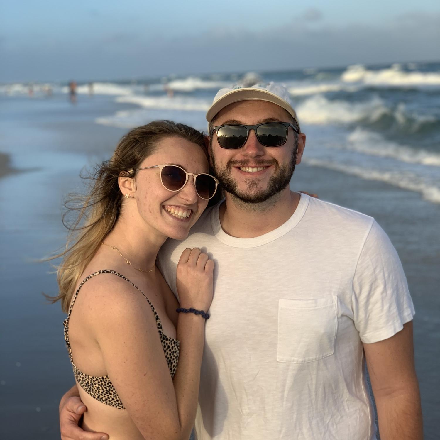 At the beach in Florida, winter 2020.