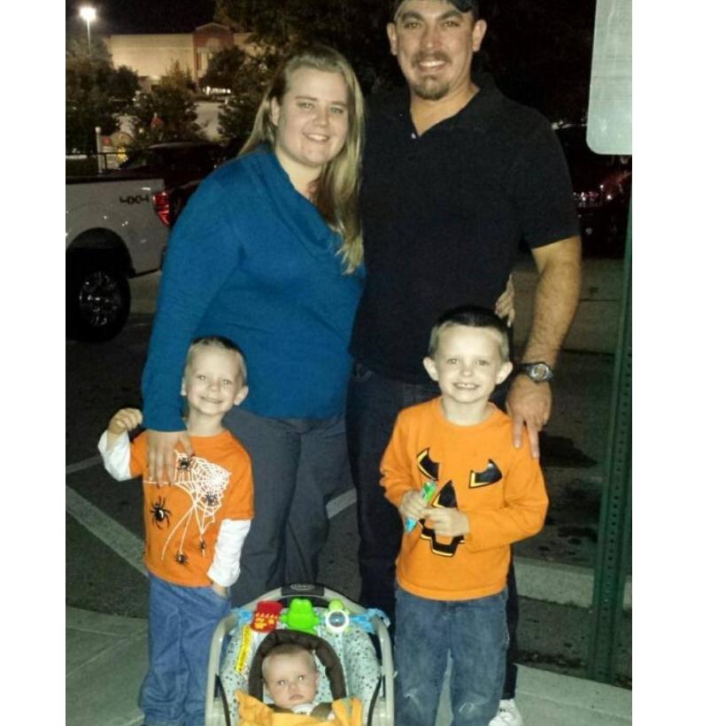 with my nephews, and now making him officially Uncle Rob!