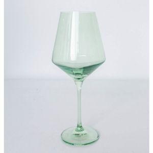 Estelle Stemware Wine Glass | Mint Green