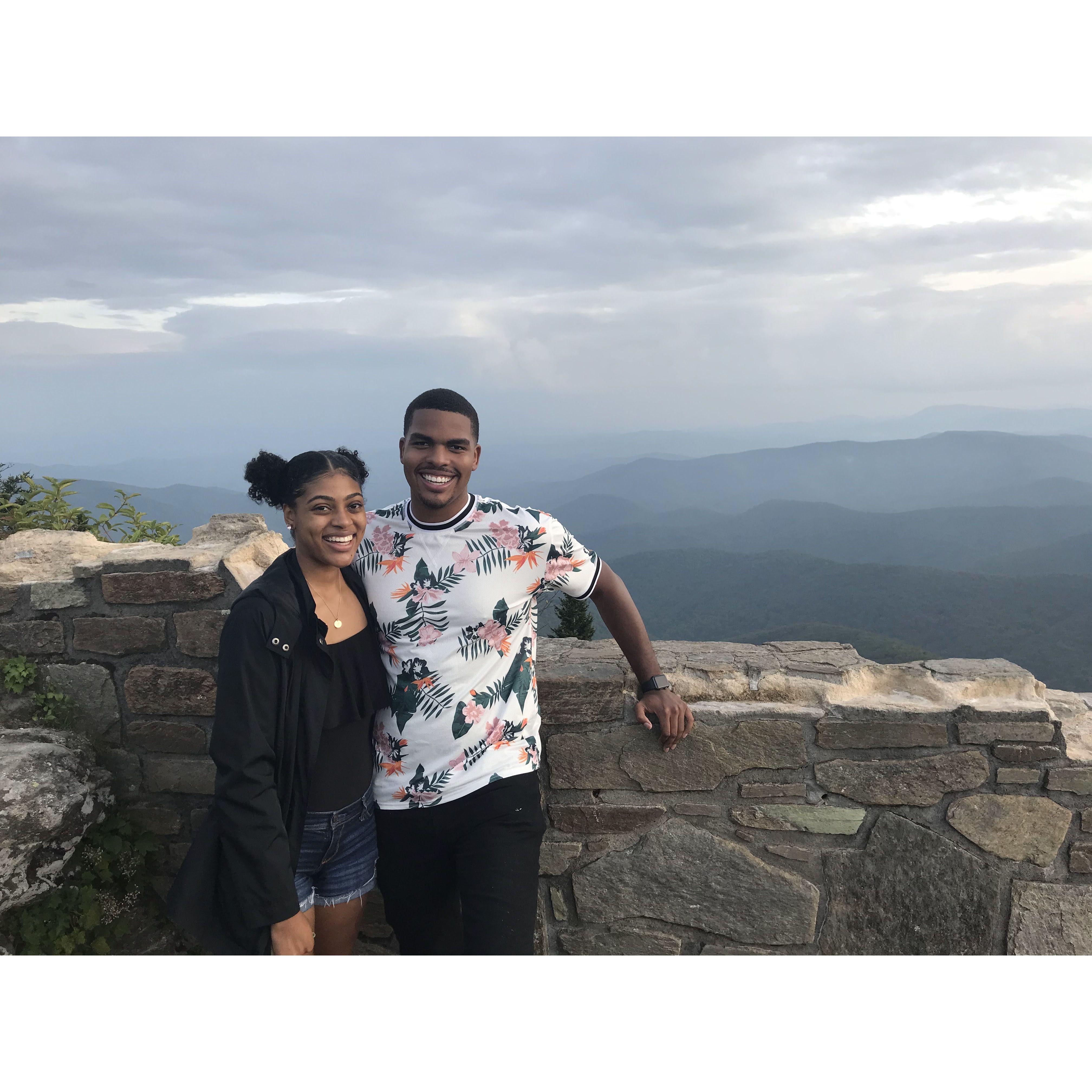 Hiking outside of Asheville