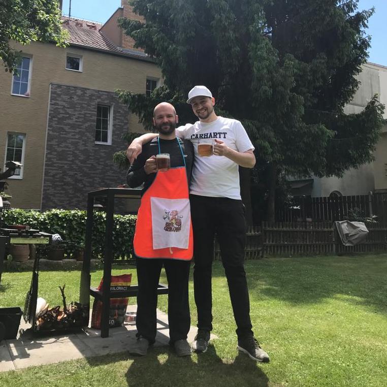 Jonáš with his brother